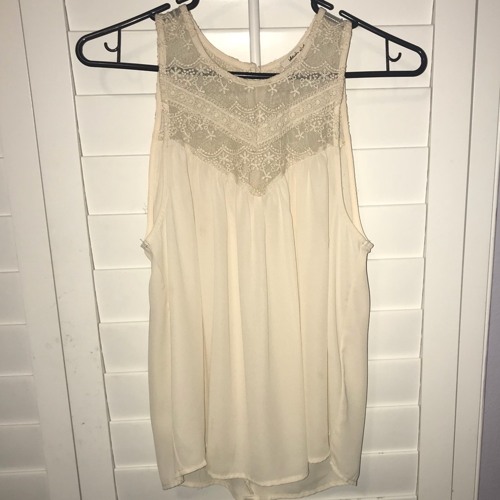 Ivory lace blouse